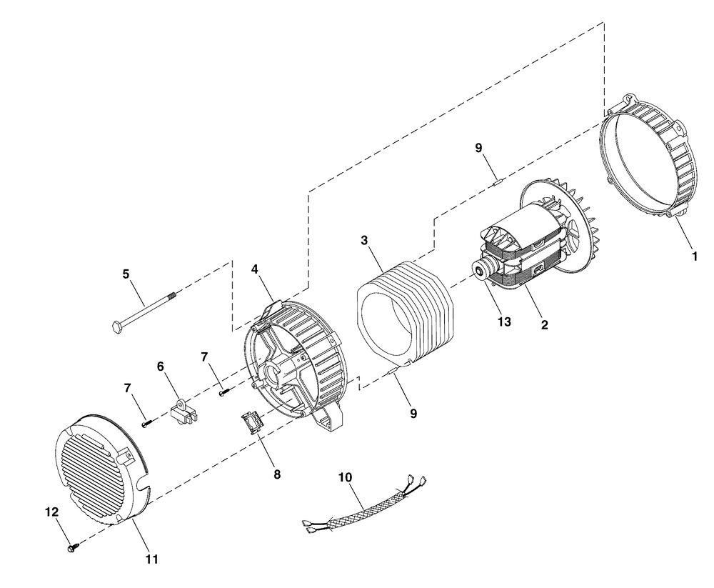 Alternator Group Diagram and Parts List for 1975-0  Briggs and Stratton Generator